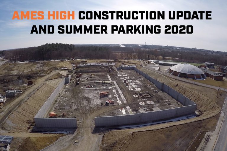 Ames High Construction Update Parking 2020