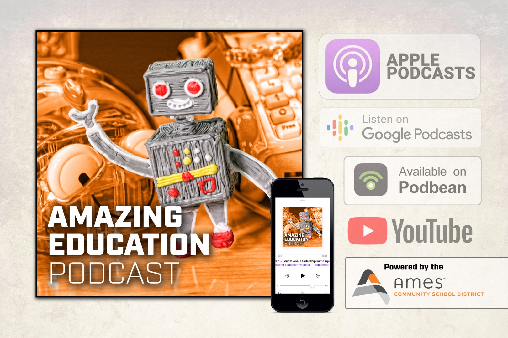 Amazing Education Podcast Graphic