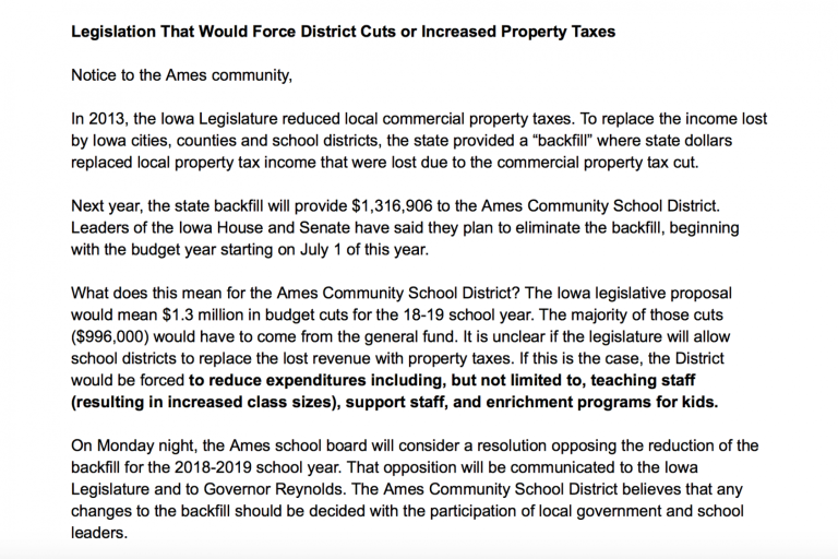 Legislative Cuts graphic