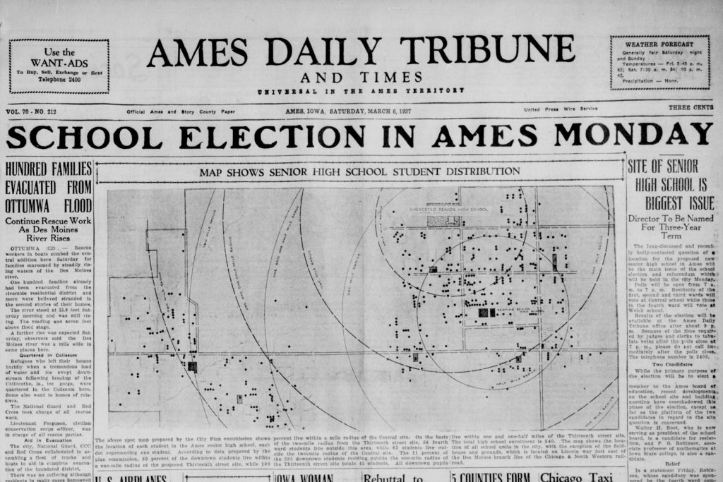 Ames daily tribune and times mar 06 1937 p 1 2