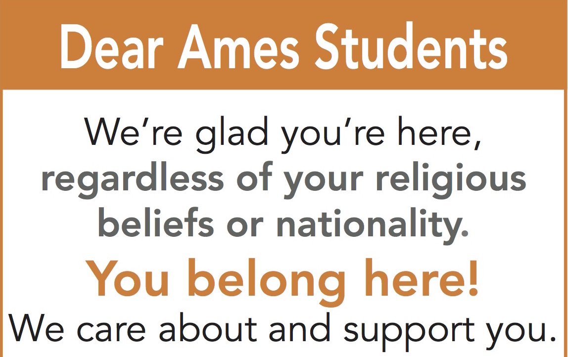 Our message to all students: You belong here