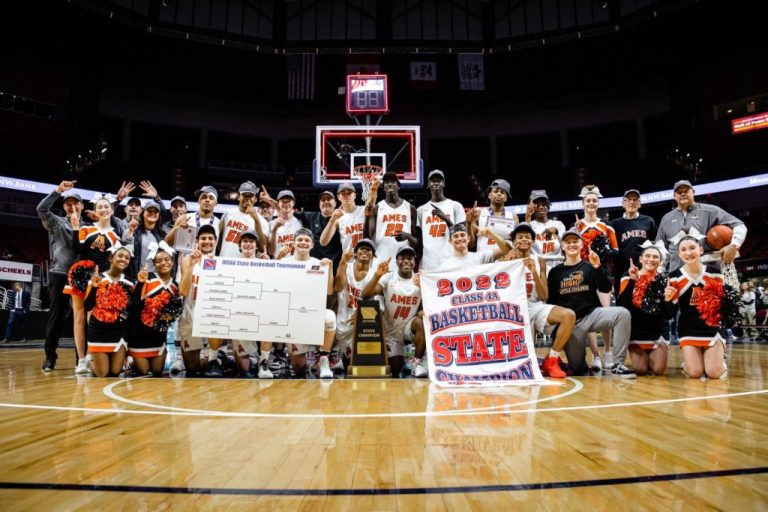 Ames High School boys basketball team