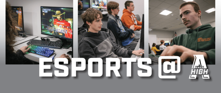 students doing esports gaming at Ames High